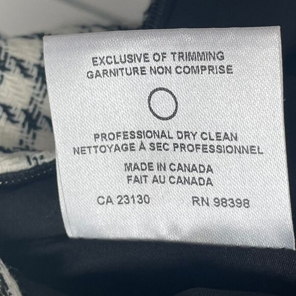 Judith & Charles Virgin Wool Midi Dress Size 4 Picasso Check Sheath Quiet Luxury - Picture 15 of 16